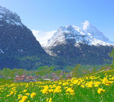 Alpenglühen Jungfrautheater Grindelwald 2019